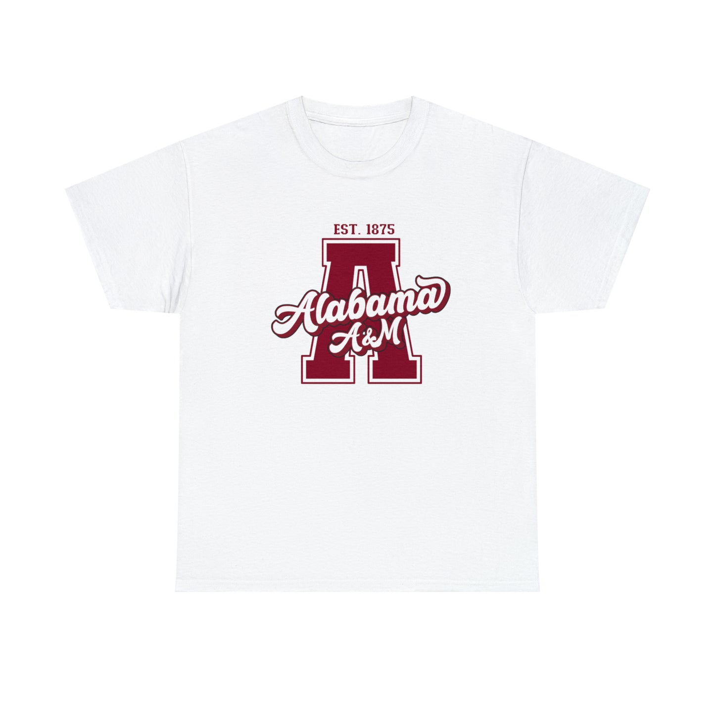 HBCU-Alabama A&M University- Letterman-T Shirt