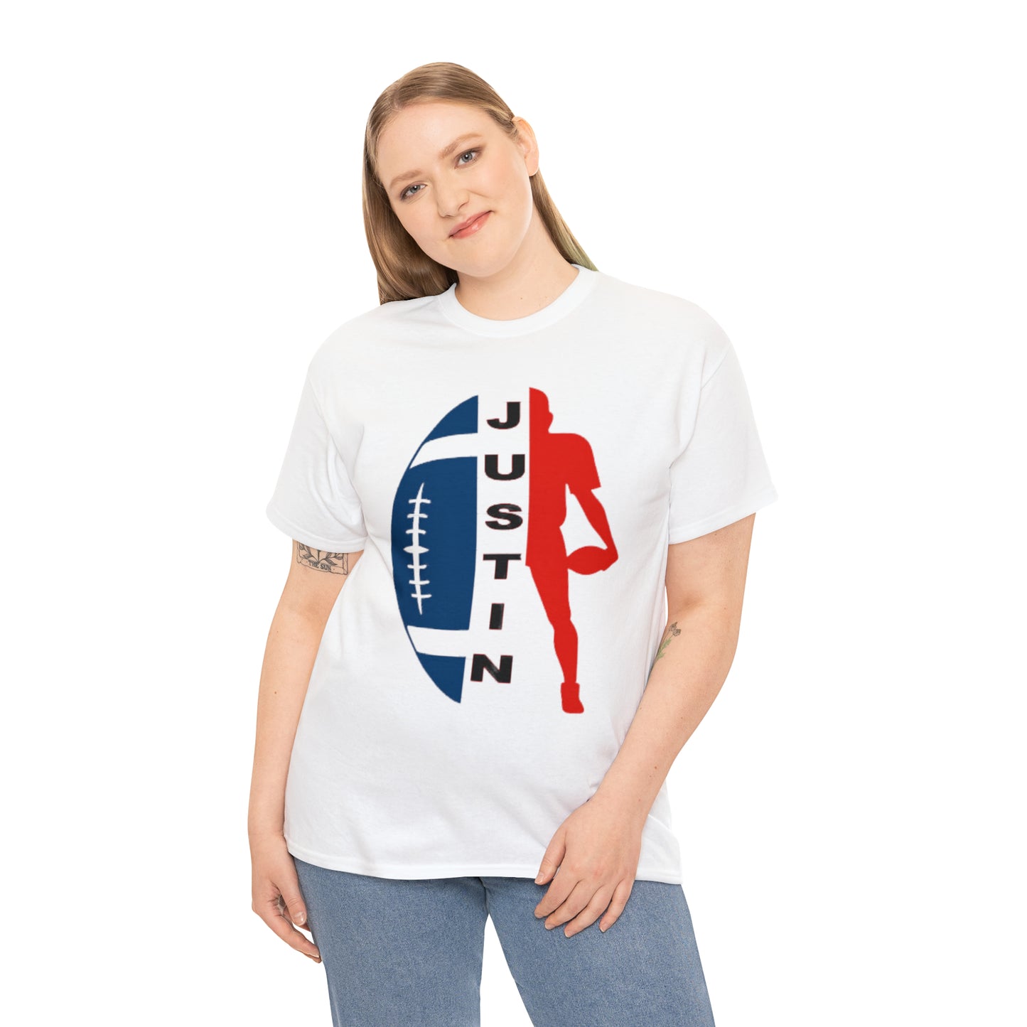 Personalized Split Football T shirt