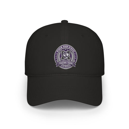 Emblem Baseball Cap — Vintage School Seal Low Profile Hat