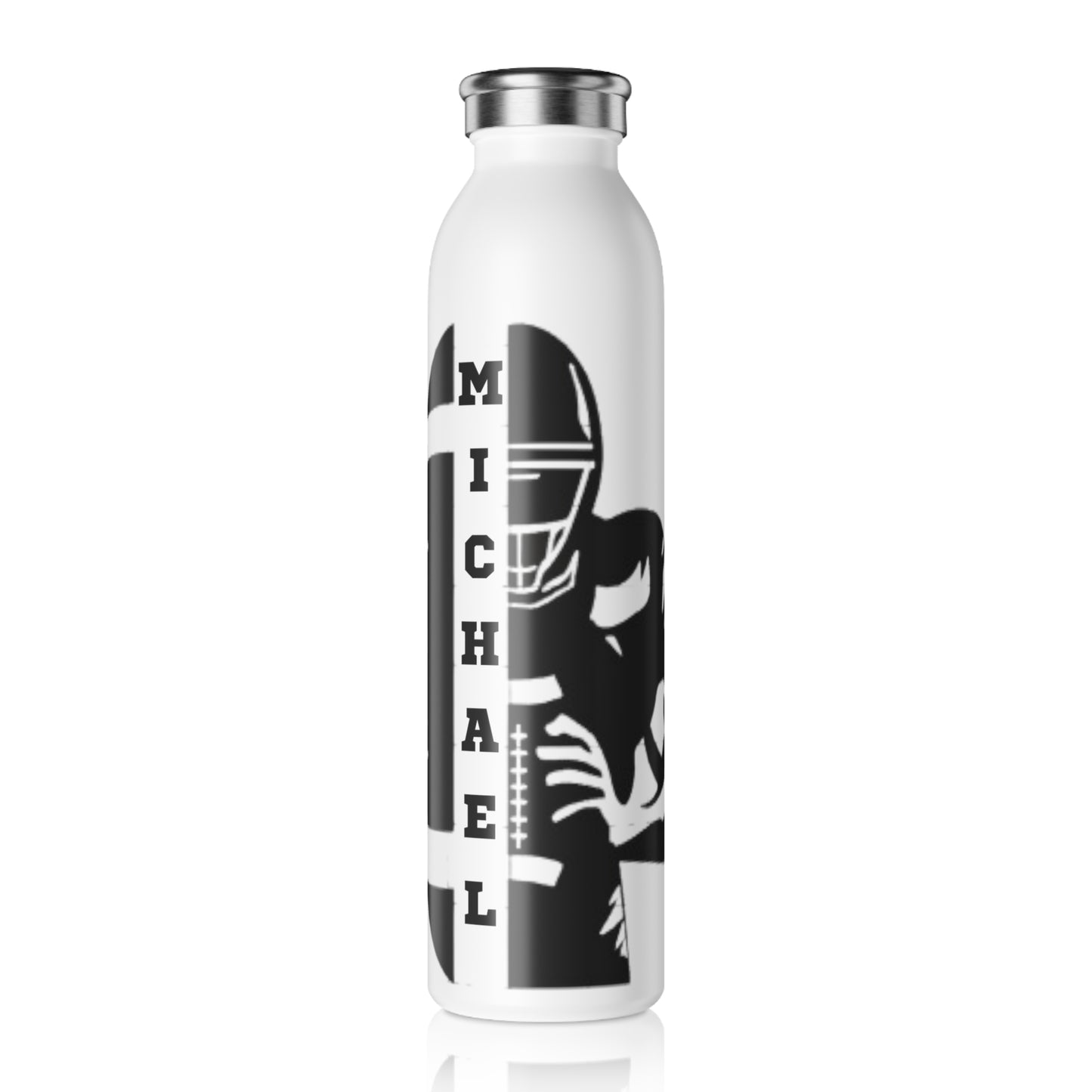 Personalized Water Bottle-Football Player