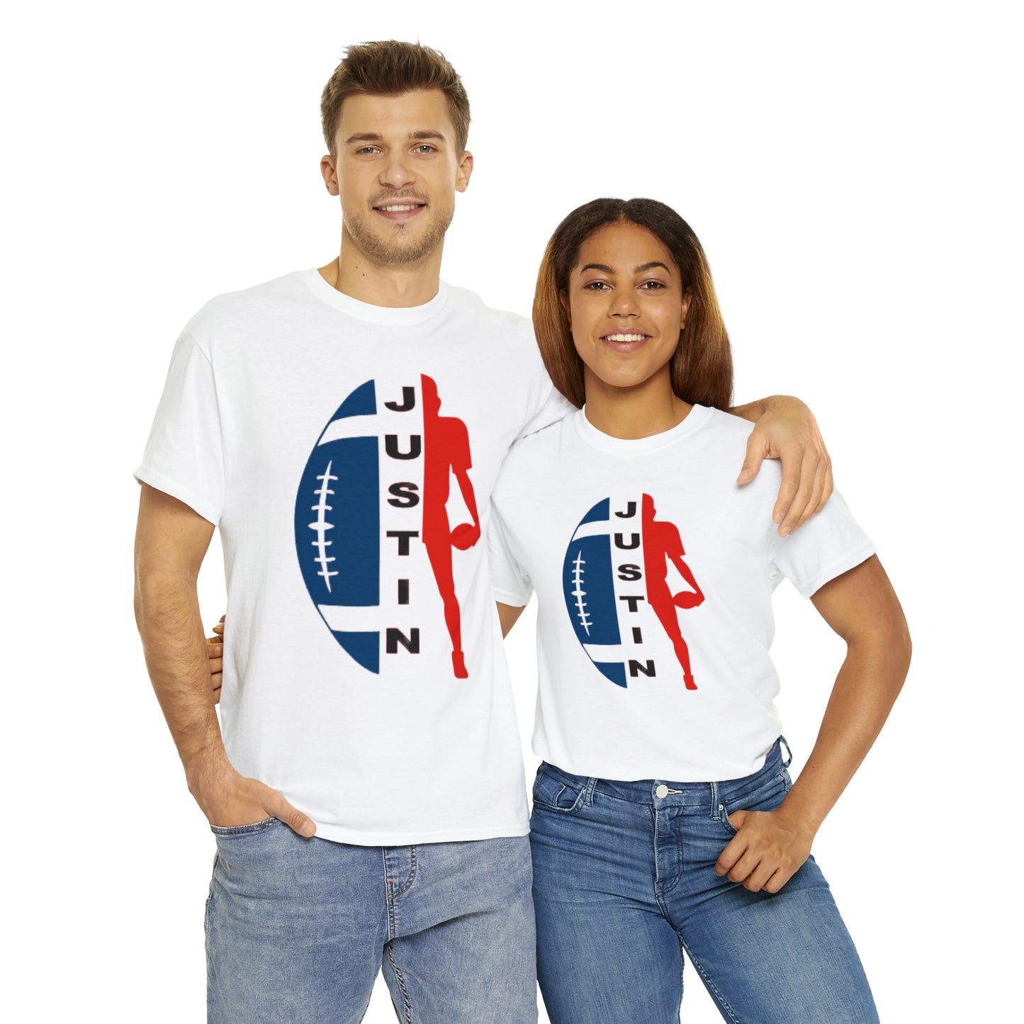 Personalized Split Football T shirt