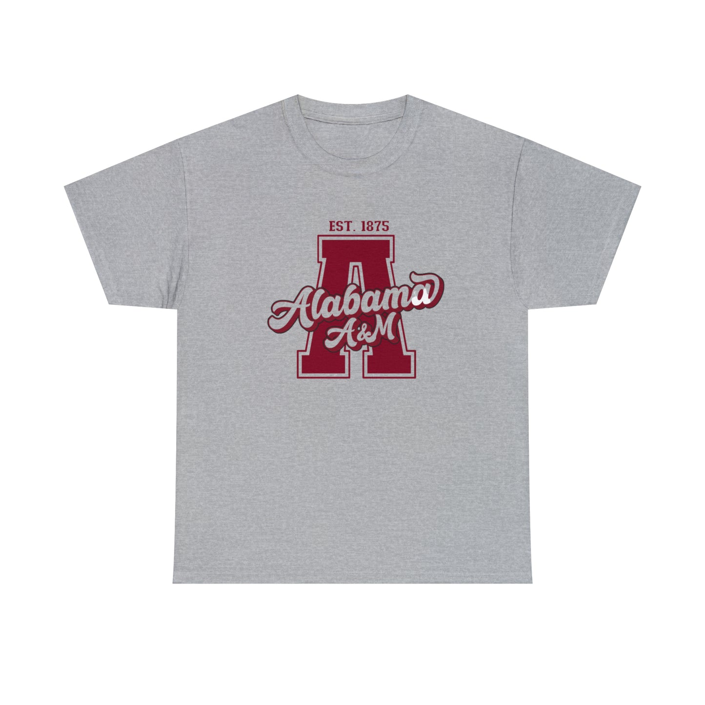 HBCU-Alabama A&M University- Letterman-T Shirt