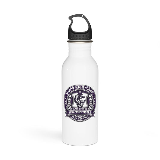 High School Reunion Stainless Water Bottle — Tenacious Tigers Class Emblem
