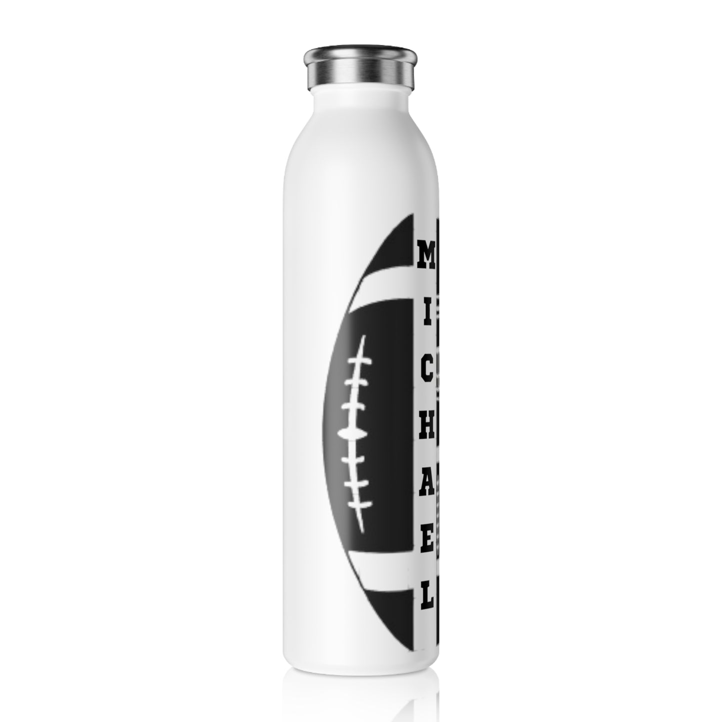 Personalized Water Bottle-Football Player
