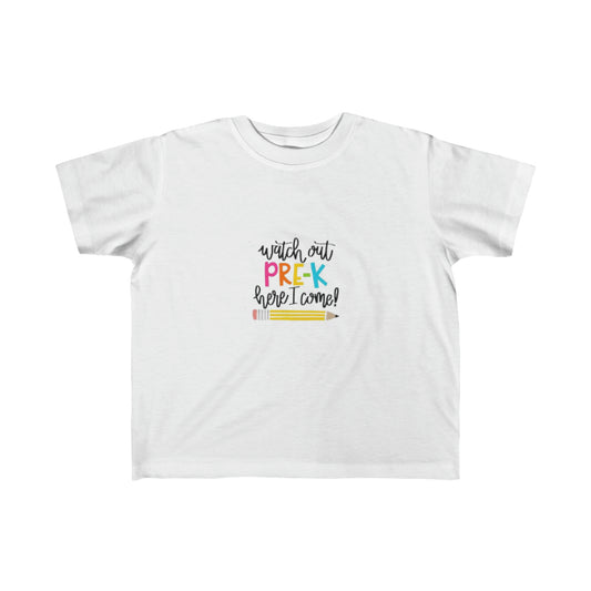 Watch Out Pre-K, Here I Come: Embrace the Adventure in Style!