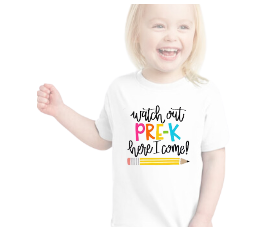 Watch Out Pre-K, Here I Come: Embrace the Adventure in Style!