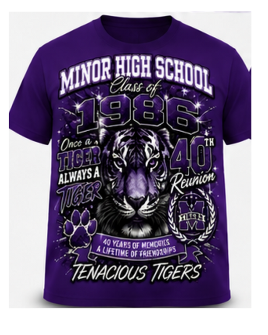 Minor High School Class Reunion T Shirt