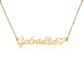 Heartfelt Elegance: Signature Name Necklace in Silver or Gold