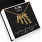 Your Loved Ones, Your Heart: Multi-Name Vertical Necklace