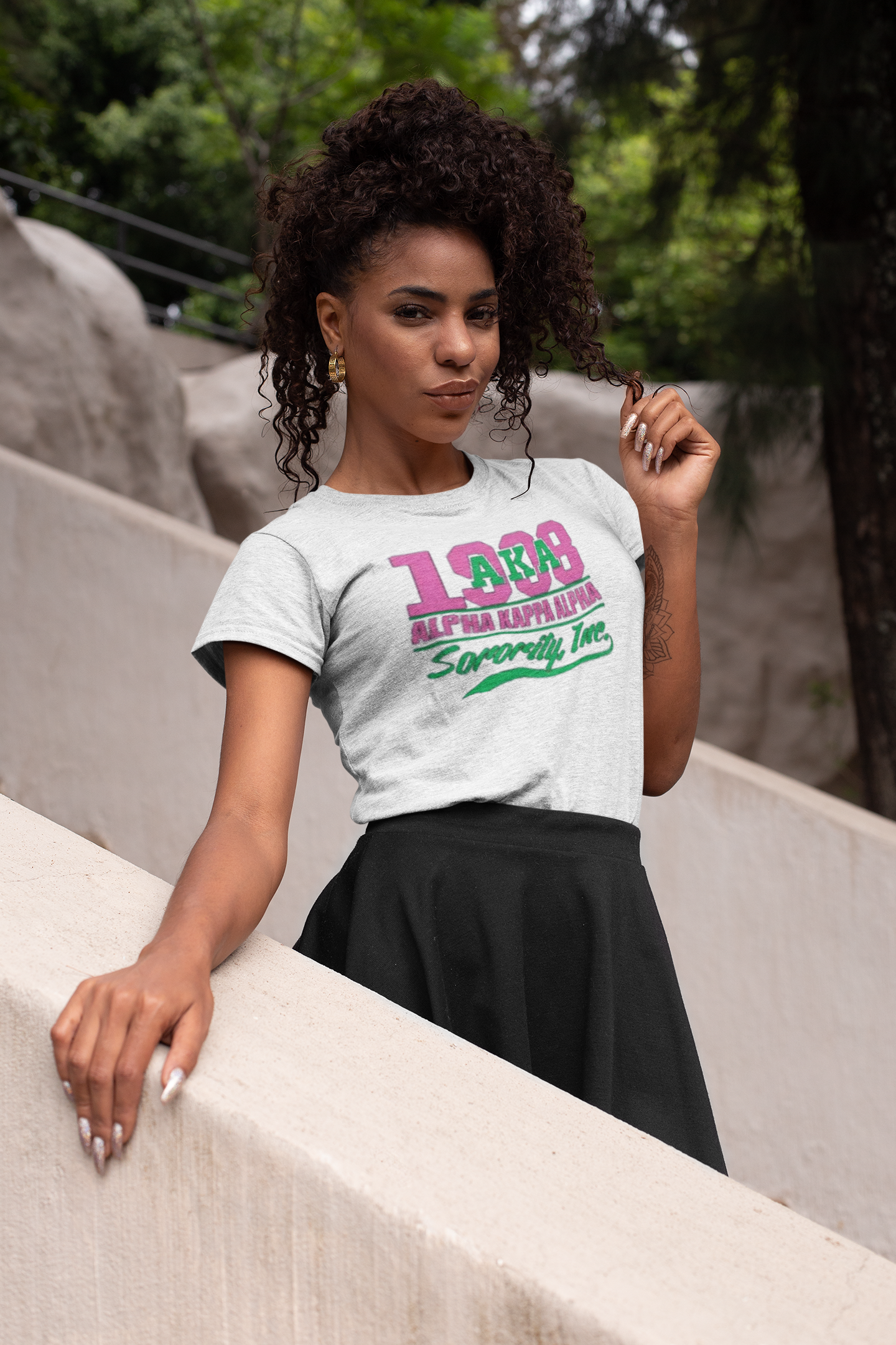 AKA T-Shirt by Things Blinged: Celebrate Sisterhood with Sparkling Elegance.