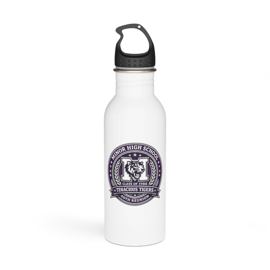 Minor High School Class of 1986 Tenacious Tigers 40th Reunion white tumbler