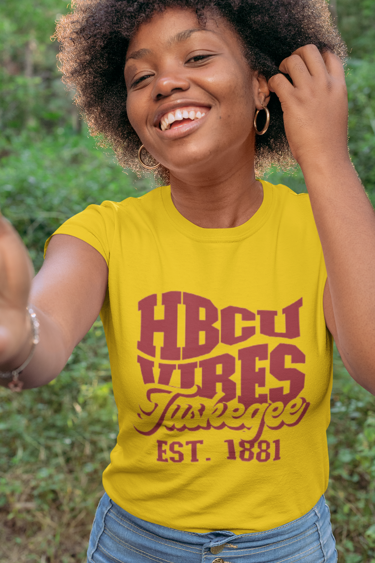HBCU- TUSKEGEE UNIVERSITY - VIBES - T SHIRT