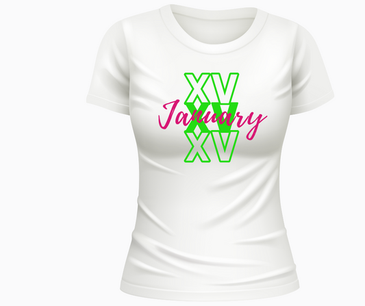 AKA January XV  T Shirt